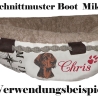 NEU Stickdatei Applikation Gebirgsschweißhund August