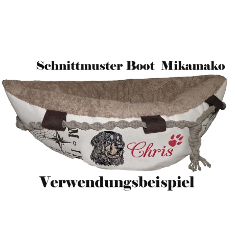 NEU Stickdatei Applikation Hovawart Marta