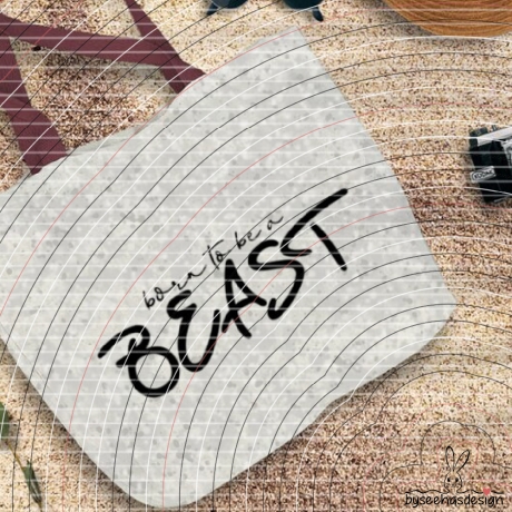 Born to be a Beast Plotterdatei SVG DXF