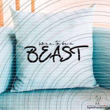 Born to be a Beast Plotterdatei SVG DXF