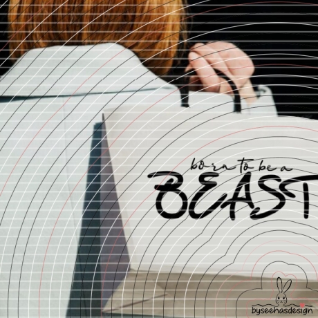 Born to be a Beast Plotterdatei SVG DXF