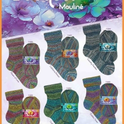 Bouquet, Sockenwolle 4-fach, Opal Bouquet, Opal Sockenwolle