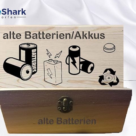 Sammelbox, Aufbewahrungsbox aus Holz mit Lasergravur