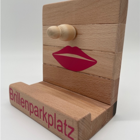 Brillenparkplatz aus Holz, Frauengeschenk, Männergeschenk