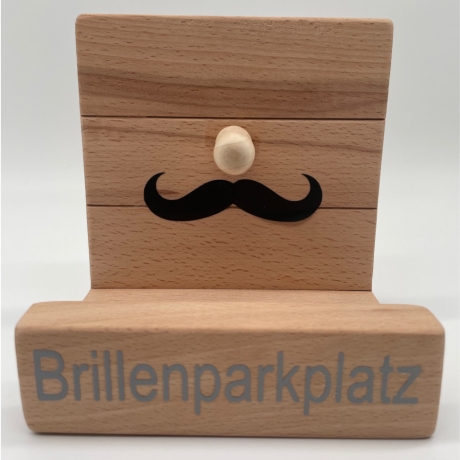 Brillenparkplatz aus Holz, Frauengeschenk, Männergeschenk