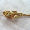 Vintage♥Brosche♥Goldige Rose♥aus den 70er Jahren♥