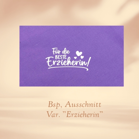 Geschenk für Erzieher / Erzieherinnen -  personalisierbar