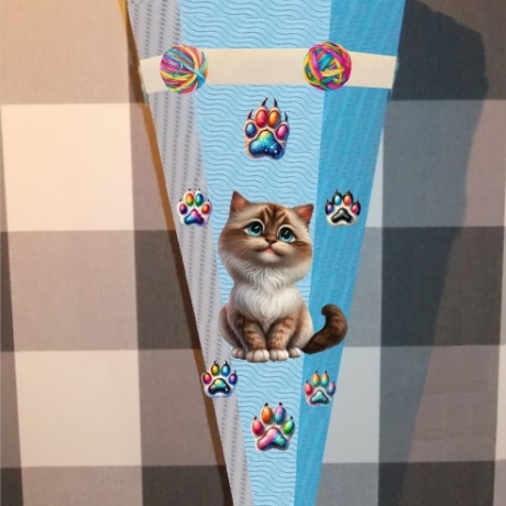Schultüte Katze Bubbles verschiedene Farben