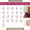 Adventskalender voller Stickdateien 2023