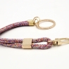 Schlüsselanhänger mit Karabiner Bunt