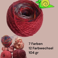 Buntstück #003 - nachhaltige re-wollt Knäuel Sockenwolle