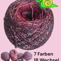 Buntstück #006 - nachhaltige re-wollt Knäuel Sockenwolle