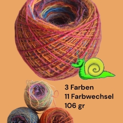 Buntstück #012 - nachhaltige re-wollt Knäuel Sockenwolle