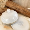 Handgemachte Keramik - getöpferte Butterdose oder Käseglocke 