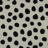 beschichtete Baumwolle Dots Punkte schwarz auf weiß Poppy Fabrics