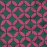 beschichtete Baumwolle Abstrakt pink grün Poppy 