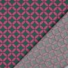 beschichtete Baumwolle Abstrakt pink grün Poppy 