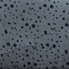 Meterware Musselin Glatt bemustert Dots Grau