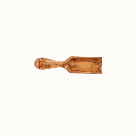 Ergonomische Handgefertigte Olivenholz-Reisschaufel 