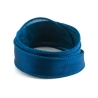 Crêpe Satin Seidenband Marineblau 100% Seide handgenäht/-gefärbt