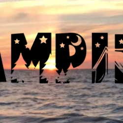 Aufkleber Wort Camping