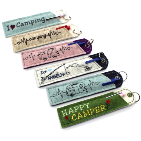 Stickdatei Camping Outdoor Etuis Stifteetui für ein zwei Stifte