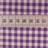 Webstoff Capri Karo klein violett