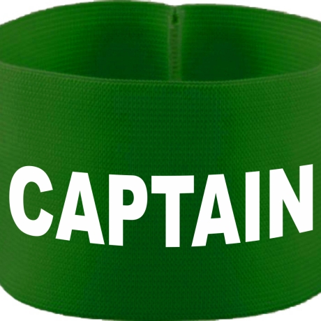 gummielastische Armbinde 10 cm bedruckt mit CAPTAIN