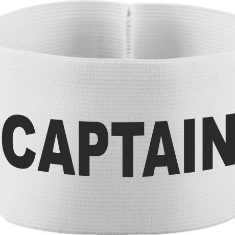 gummielastische Armbinde 10 cm bedruckt mit CAPTAIN