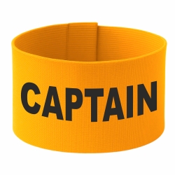 Klett-Armbinde 10 cm Höhe bedruckt mit CAPTAIN