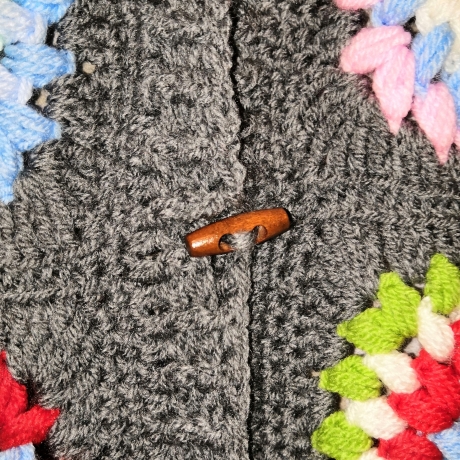 Cardigan, Granny-Square-Cardigan, Hoody,Boho-Cardigan-Damenjacke