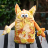 UPCYCLING Türstopper Katze mit Trageschlaufe