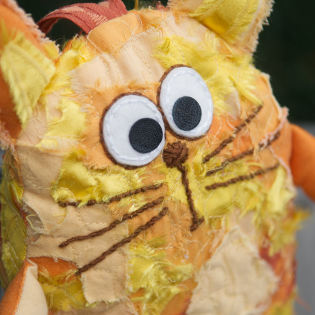 UPCYCLING Türstopper Katze mit Trageschlaufe