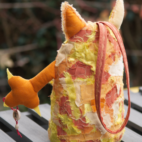 UPCYCLING Türstopper Katze mit Trageschlaufe