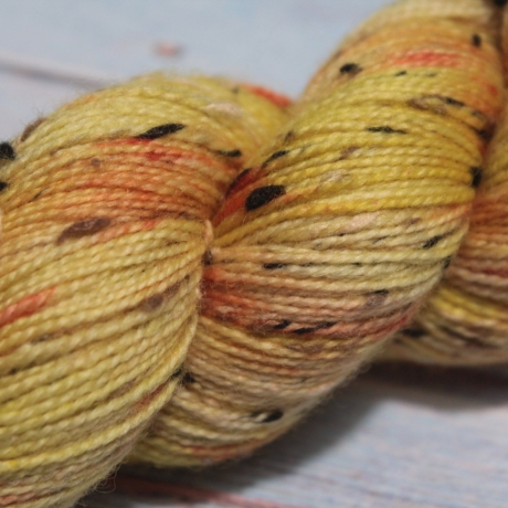 Handgefärbte 2-fädige Sockenwolle BFL Donegal HighTwist 22/10