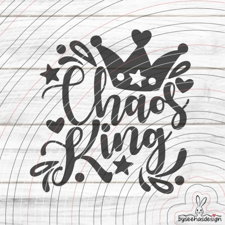 Chaos King Plotterdatei SVG DXF 