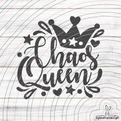 Chaos Queen Plotterdatei SVG DXF 