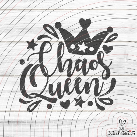 Chaos Queen Plotterdatei SVG DXF 