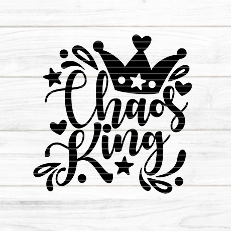 Chaos King Plotterdatei SVG DXF FCM