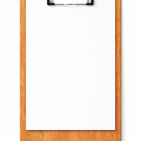 Klemmbrett aus Eiche mit – Holz Klemmbrett z.B. für Büro & Gastro