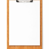 Klemmbrett aus Eiche mit – Holz Klemmbrett z.B. für Büro & Gastro