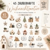 45 Weihnachtsmotive PNG & SVG – Plotterdateien & Cliparts