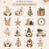 45 Weihnachtsmotive PNG & SVG – Plotterdateien & Cliparts