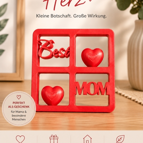 Best Mom Geschenk in Fenster Optik –  Perfekt zum Verschenken