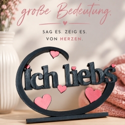 Ich liebs – Deko zum Verschenken & personalisierbar | Handgemacht