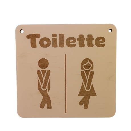 Toilettenschild Toilette