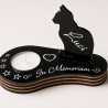 Gedenk-Teelichthalter „Treuelicht“ Hund/Katze – personalisiert