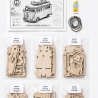 Holzbausatz Camper-Bus im T1-Stil – Lasercut Modell