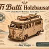 Holzbausatz Camper-Bus im T1-Stil – Lasercut Modell