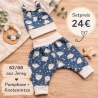 Geschenk zur Geburt Babyset Koala blau Hose & Mütze 